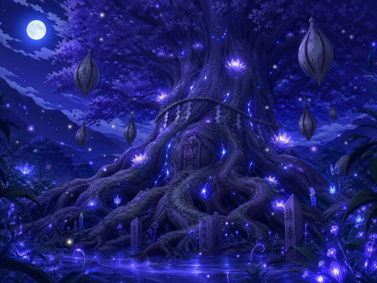 抖阴视频-千年古树夜间生态视频记录